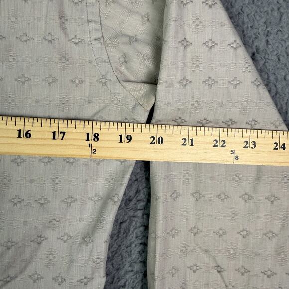 Vintage Yves Saint Laurent Dress Shirt Men 14.5 32/33 (S) Brown Pattern Italy - Picture 8 of 11